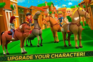 برنامه‌نما Cartoon Horse Riding عکس از صفحه