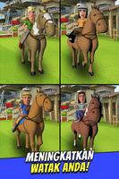 Cartoon Horse Riding syot layar 3