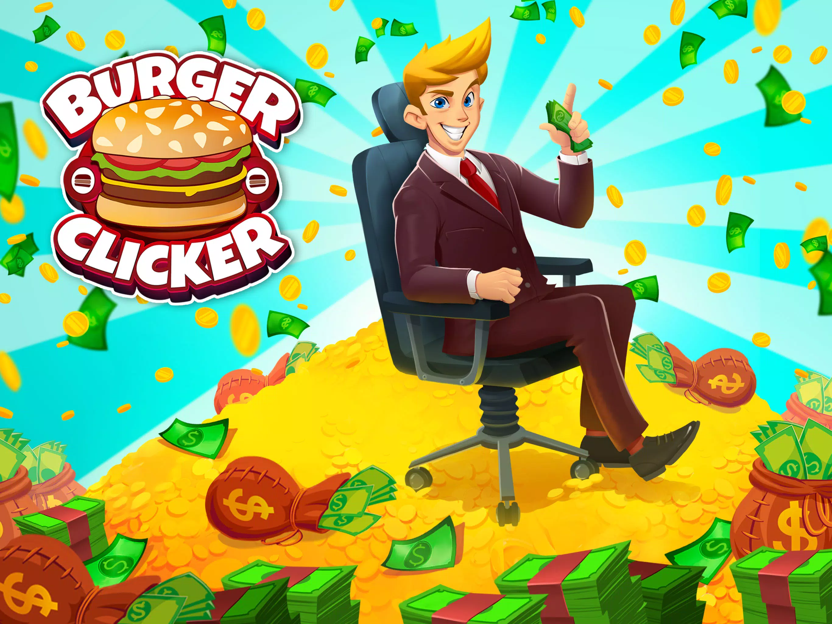 Burger Clicker - Jogo Idle: Negócio de Investir para PC / Mac / Windows  11,10,8,7 - Download grátis 