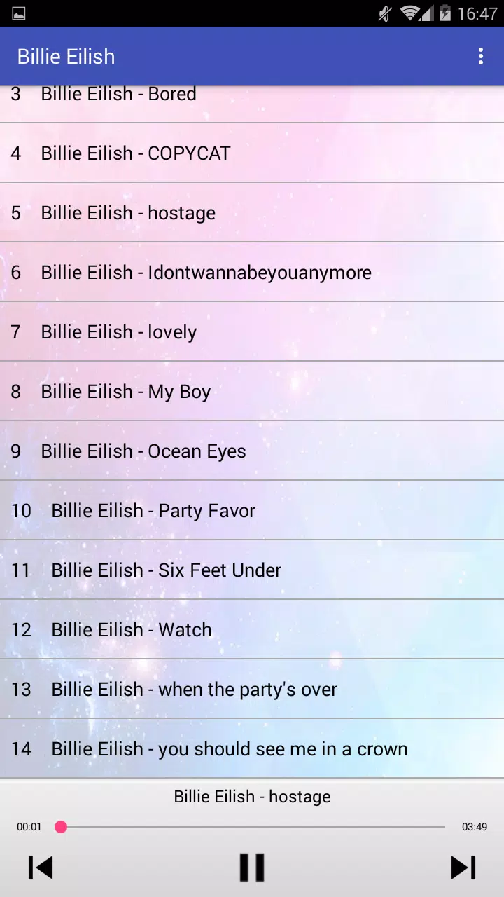 Billie Eilish MP3 Songs APK for Android Download