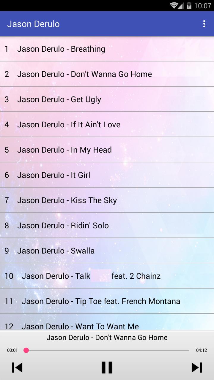 Jason Derulo MP3 Songs APK for Android Download