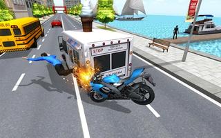 برنامه‌نما Moto Racing 3D عکس از صفحه