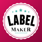 Etiketten Maken en Stickers-icoon