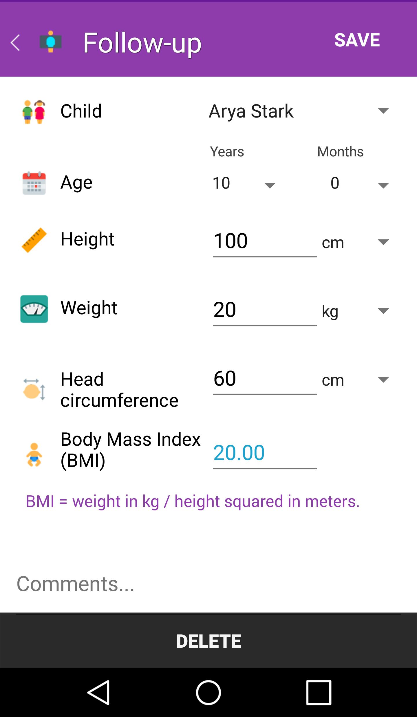 Child Growth Percentiles For Android Apk Download