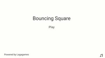 Bouncing Square Affiche