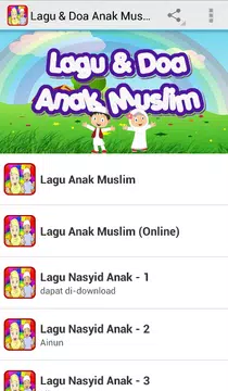 Screenshot 1 for Lagu & Doa Anak Muslim