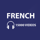 15000 Videos Learning French icône