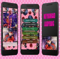 Keyboard ladybug Affiche