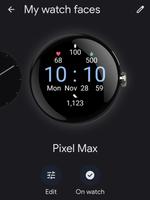 Pixel Maximum Watch Face স্ক্রিনশট 1