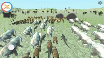 Hunter vs Animal War Simulator Ekran Görüntüsü 1