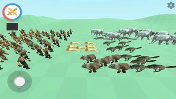 Hunter vs Animal War Simulator Ekran Görüntüsü 2