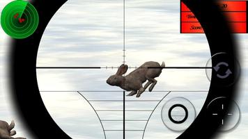 Lapin chasseur Affiche