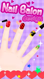 Fashion Ladybug Nail Salon