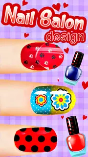 Fashion Ladybug Nail Salon