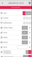 Kalendar Haid Ladytimer syot layar 1
