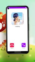 LadyBug Fake Video Call تصوير الشاشة 2
