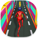 Subway LADYBUG Super Hero chibi run Adventure APK