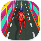 Subway LADYBUG Super Hero chibi run Adventure ikona