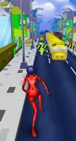 Subway LADYBUG Super Hero chibi run Adventure screenshot 3