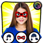 Photo montage for ladybug icon
