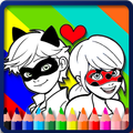 ”Ladybug & Cat Noir Coloring Book