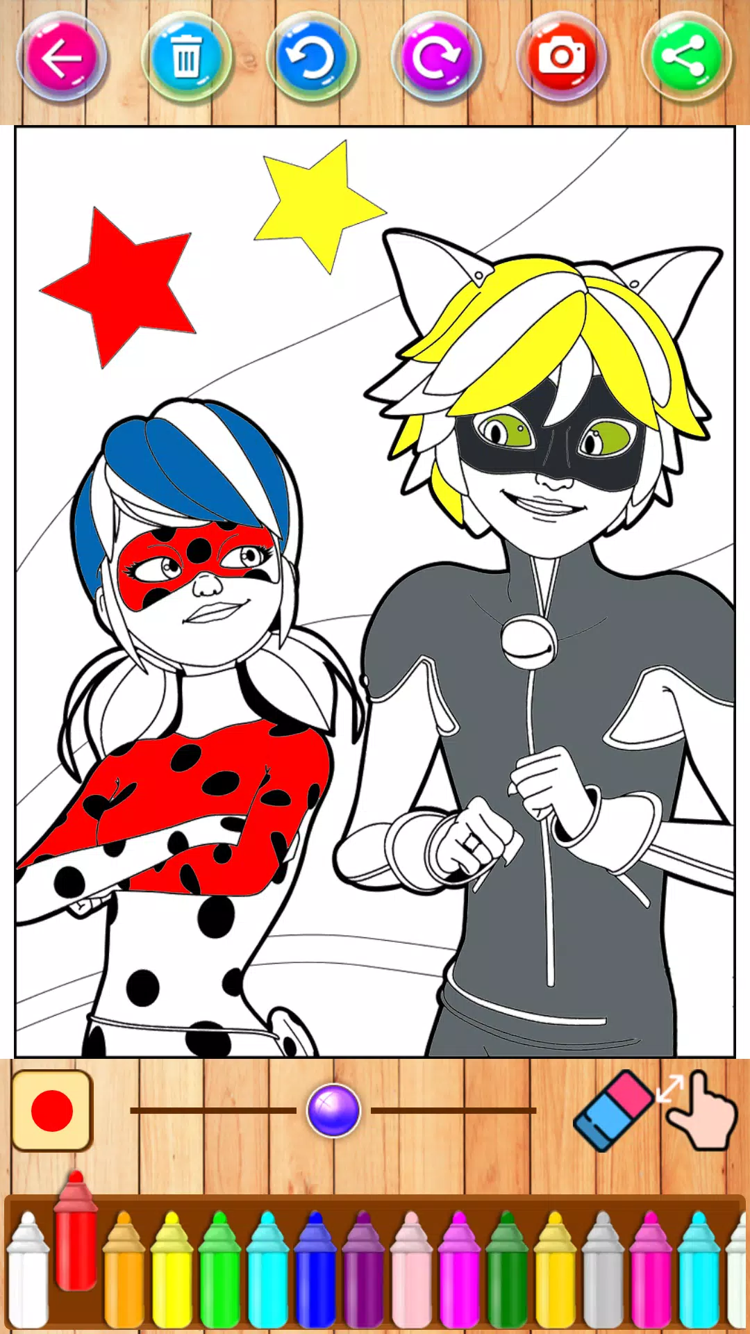 Download do APK de Ladybug y Cat noir para colorir. para Android