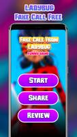 Ladybug Live Call & Prank Chat Affiche