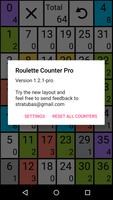 Roulette Counter Pro captura de pantalla 2