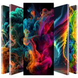 Smoke Color Wallpaper 3D أيقونة