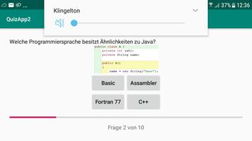 Java - Quiz -App capture d'écran 1