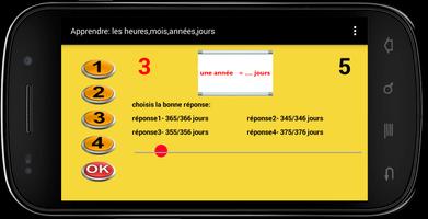 Apprendre:  heures mois  jours capture d'écran 1