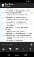Due Today Tasks & To-do List اسکرین شاٹ 2