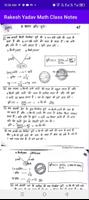 Rakesh Yadav Math Class Notes Plakat