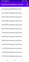 STATICK GK Railway Test Series Cartaz