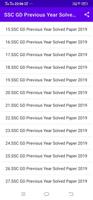 SSC GD Previous Year in Hindi screenshot 1