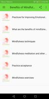 Avantages de Mindfulness Affiche