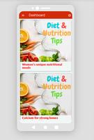 Diet and Nutrition Tips poster