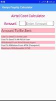 Easy M-PESA Cost Calculator Screenshot 1