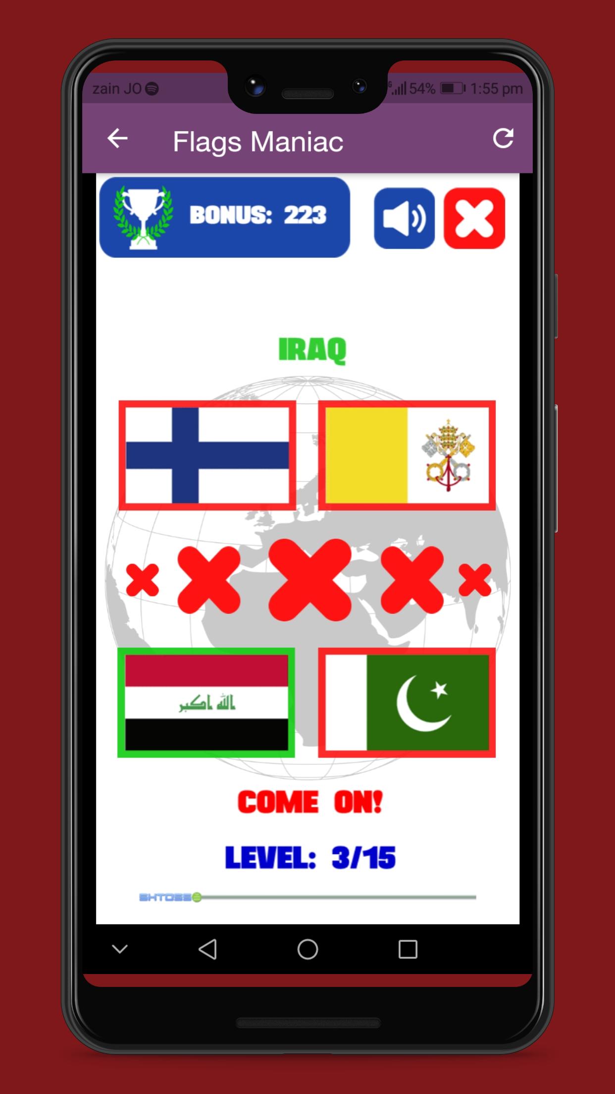 Play Flags Maniac: Test your flag knowledge