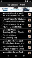 Four Seasons ~ Mozart Music Affiche
