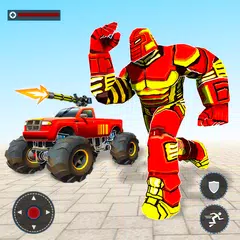 US Army Monster Truck Transform Robot Games XAPK download