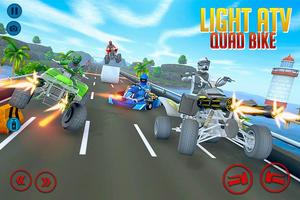 ATV Quad Bike Racer: Bike Shooting Game capture d'écran 1
