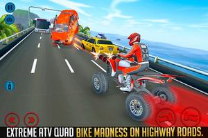 ATV Quad Bike Racer: Bike Shooting Game capture d'écran 2