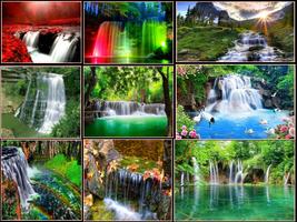 waterfall wallpapers پوسٹر