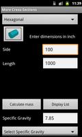 Engineering Weight Calculator capture d'écran 2