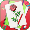 Learn To Draw Beautiful Flowers Step by Step