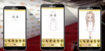 Learn To Draw Famous Chibi Celebrity Step by Step