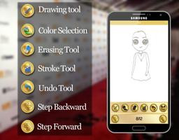 Learn To Draw Famous Chibi Celebrity Step by Step capture d'écran 3