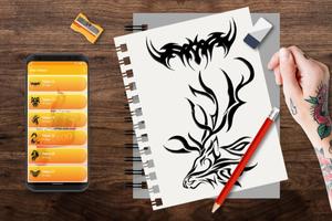 Learn How To Draw Famous Tattoos Step by Step screenshot 1