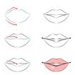 Drawing Lips Tutorial Step by 